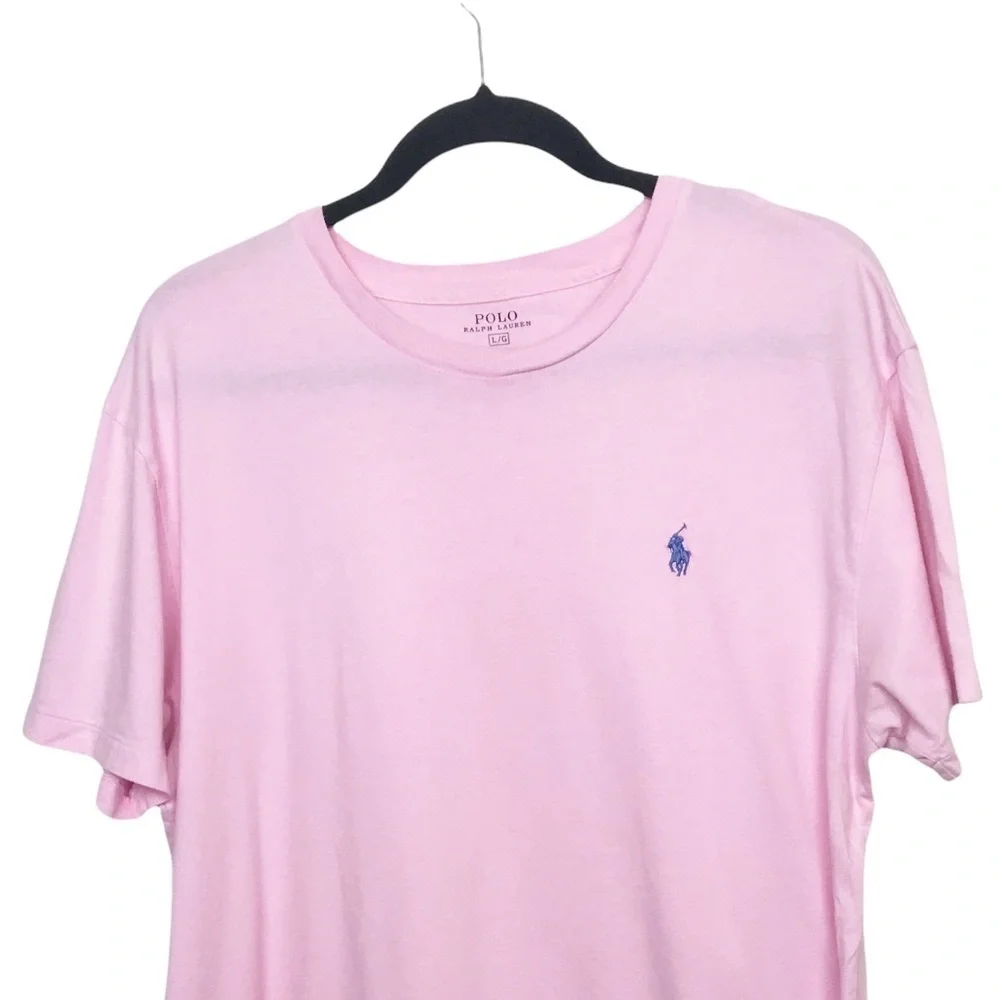 Polo Ralph Lauren Garden Pink Short Sleeve Crew Neck T-Shirt Tee